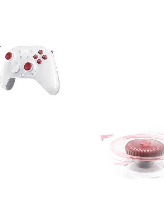 Mobapad Tiger Warrior 2 Wireless Game Controller For Pc Computer Switch2/Switch Bluetooth Steam Xbox Game Peripheral Black Myth Monster Hunter Double Shadow Wonderland Flame White - Image 3