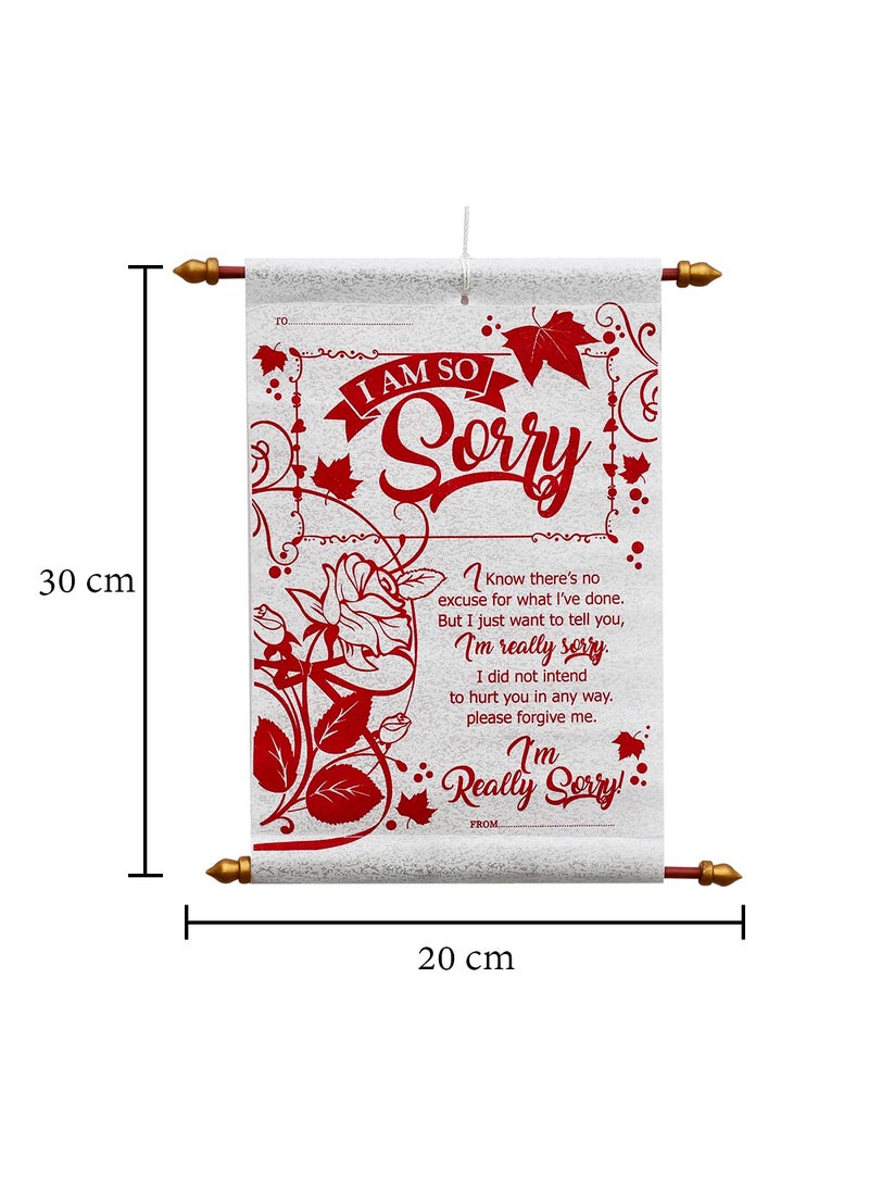 Saugat Traders Saugat Traders Friendship Day Gift Combo - Sorry and Best Friends Scroll Card with Friends Sister Brother Bestie  - Image 3