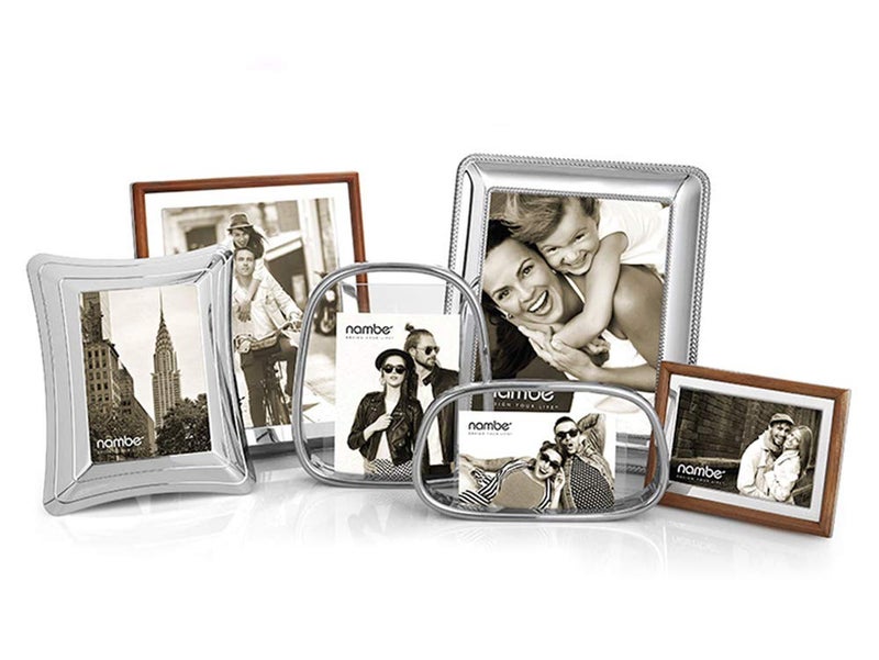 Nambe Nambe Bella Picture Frame  5"" x 7"" | Photo Frame with Tempered Glass | Vintage and Contemporary Design | Tabletop Display Family  Friends  Wedding Gift  Home Office D?cor | Chrome Plate and Glass - Image 2
