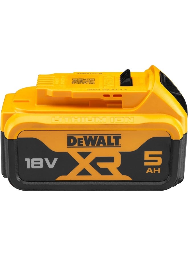 Dewalt DCB184-18V 5Ah Xr Li-Ion Battery Pack  Black  Yellow - Image 1