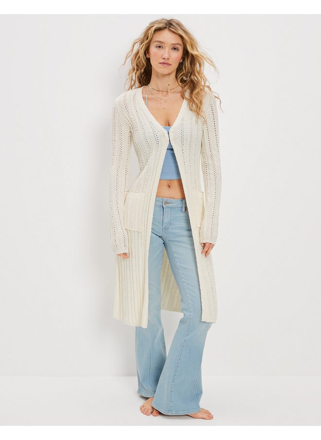 American Eagle - AE Extra Long Knit Cardigan - Image 1