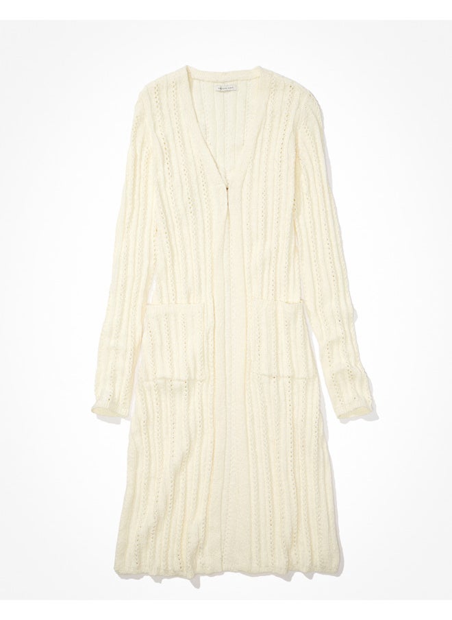 American Eagle - AE Extra Long Knit Cardigan - Image 1