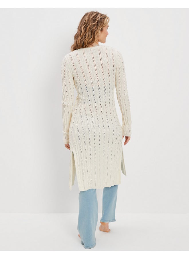American Eagle - AE Extra Long Knit Cardigan - Image 1