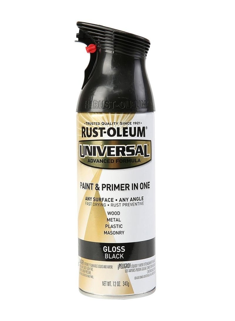 RUST-OLEUM Universal Gloss Spray Paint (354.8 ml, Black)