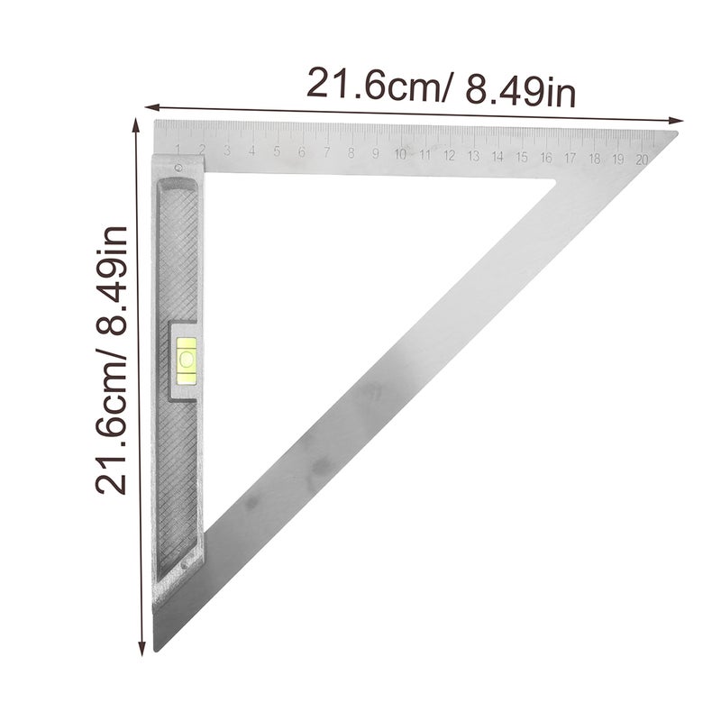2pcs Measuring Ruler Drawing Triangle Rule Ruler Measure Ruler Measurement Tool - Image 3
