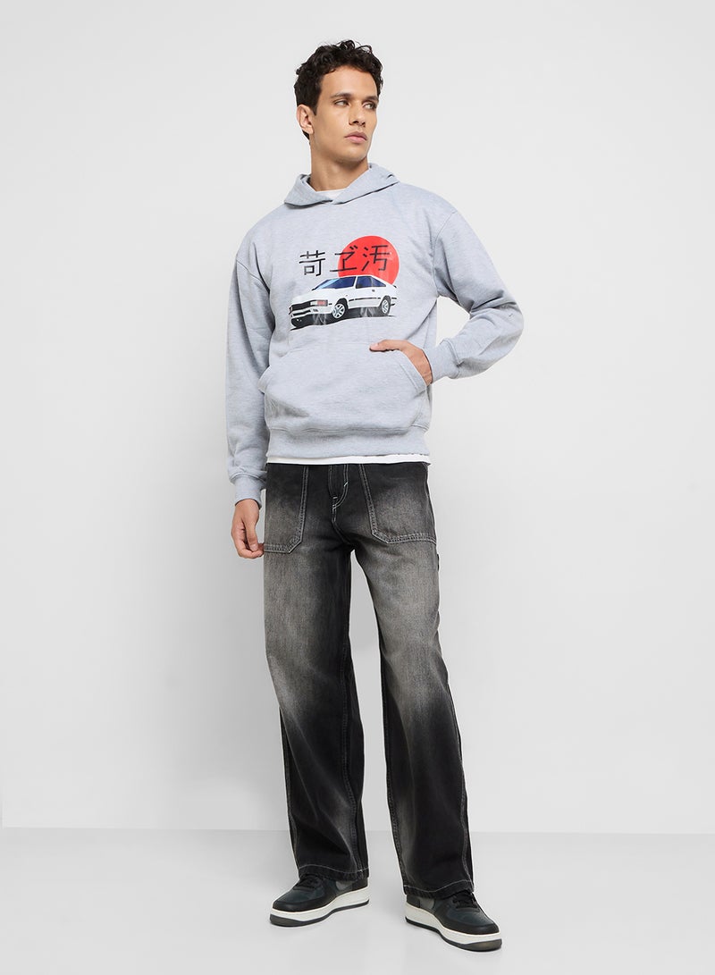 Seventy Five Front Graphic Hoodie  - Image 4
