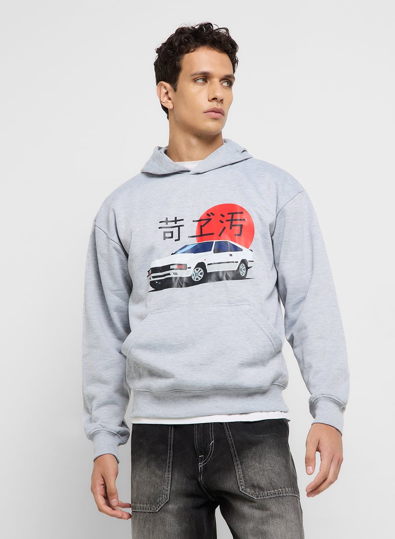 Seventy Five Front Graphic Hoodie  - Image 1