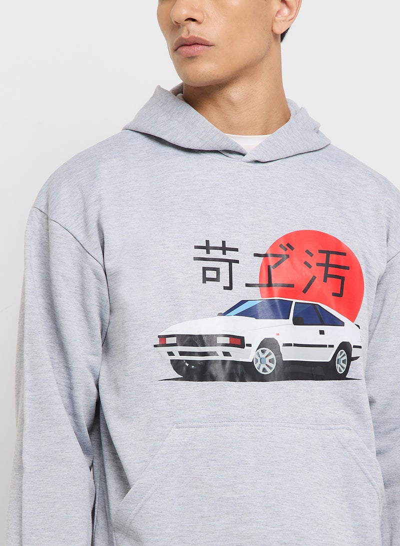 Seventy Five Front Graphic Hoodie  - Image 3