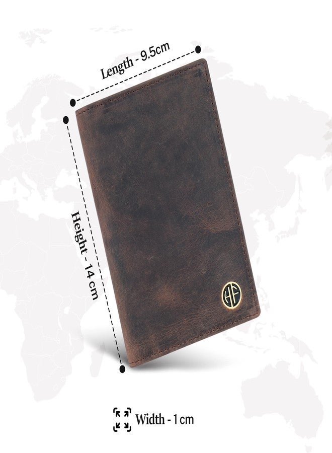 HAMMONDS FLYCATCHER Genuine Leather Passport Cover for Men, Passport Cover for Women, RFID Passport Holder for Men Travel Accessories, Passport Bag, 3 ATM Card Slots - Rustic Walnut - Image 5