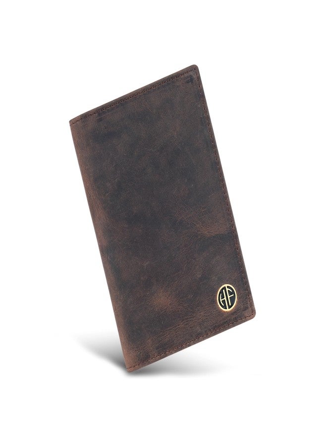 HAMMONDS FLYCATCHER Genuine Leather Passport Cover for Men, Passport Cover for Women, RFID Passport Holder for Men Travel Accessories, Passport Bag, 3 ATM Card Slots - Rustic Walnut - Image 1