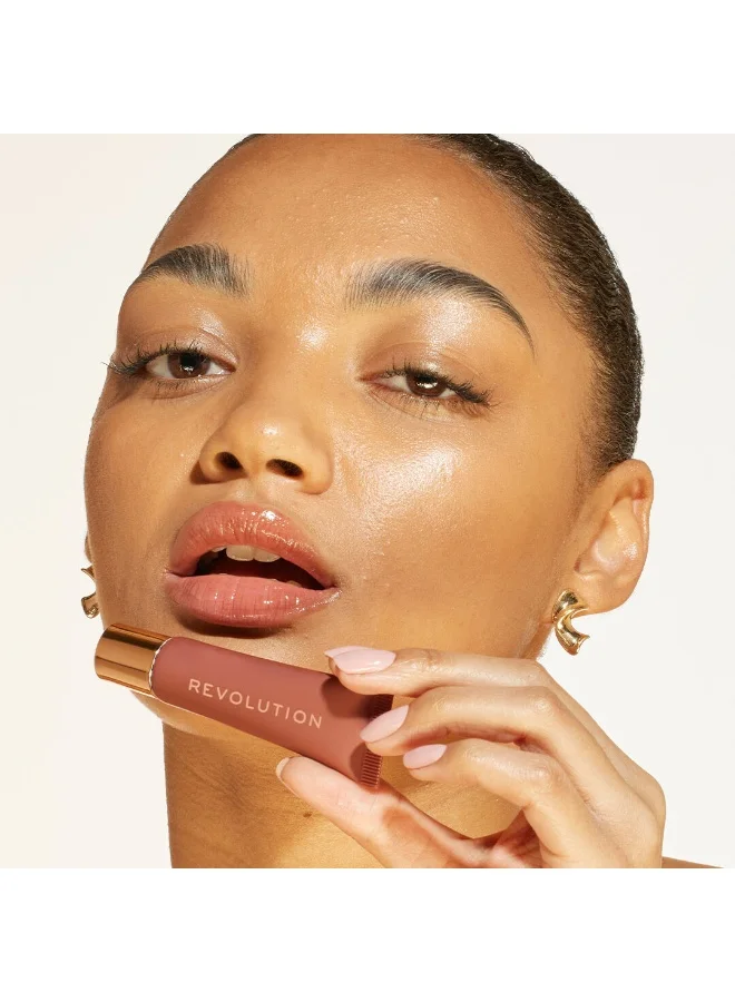 REVOLUTION Juicy Peptide Lip Balm - Nude Latte