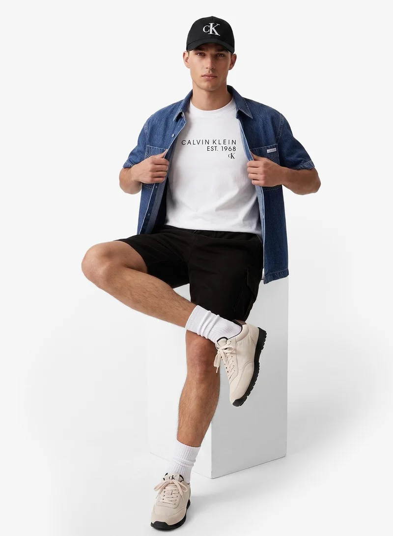 Calvin Klein Jeans  1968 Logo Graphic T-Shirt for Men | Best Price UAE