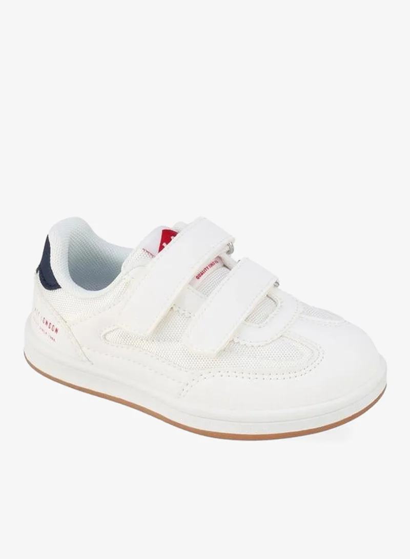لي كوبر Boys Hook & Loop Ankle School Sneakers