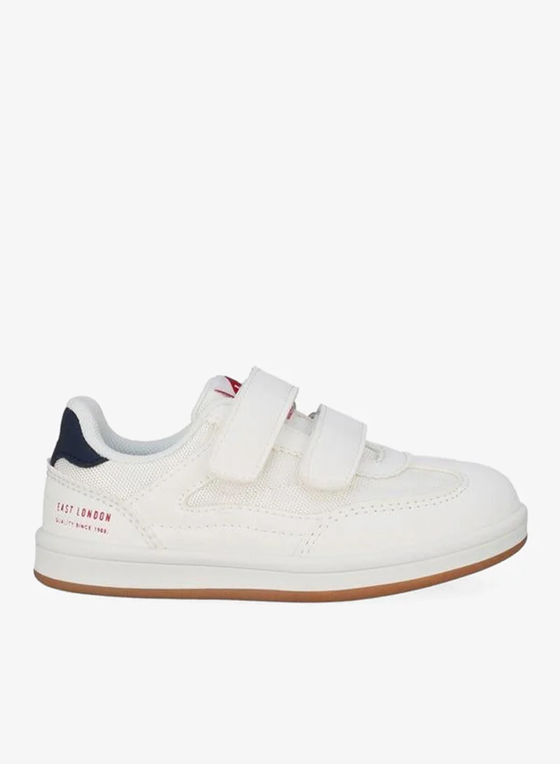 لي كوبر Boys Hook & Loop Ankle School Sneakers