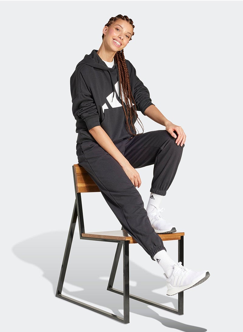 Adidas Big Logo French Terry Hoodie - Image 5