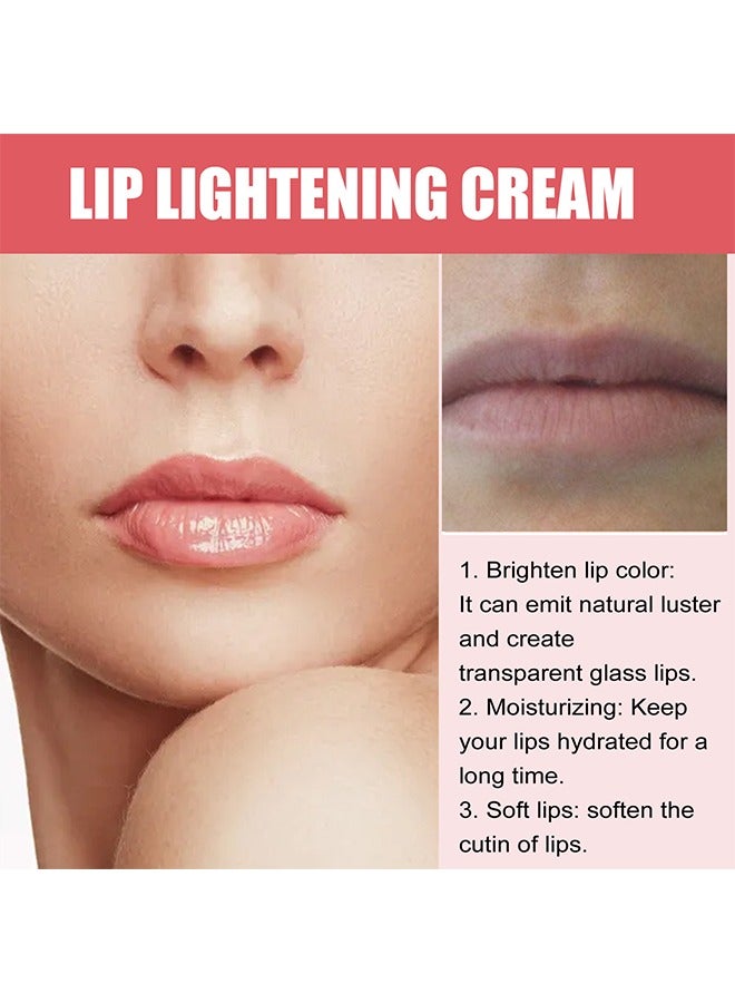 Lip Lightening Cream for Reduce Dullness,Reduce Cracking Reduce Lipwrinkles For Dry Cracked And Dark Lips - Image 4