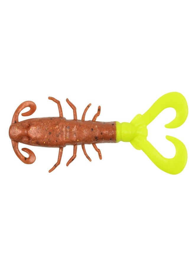 Berkley Gulp! Mantis Shrimp New Penny/Chartreuse, 3"