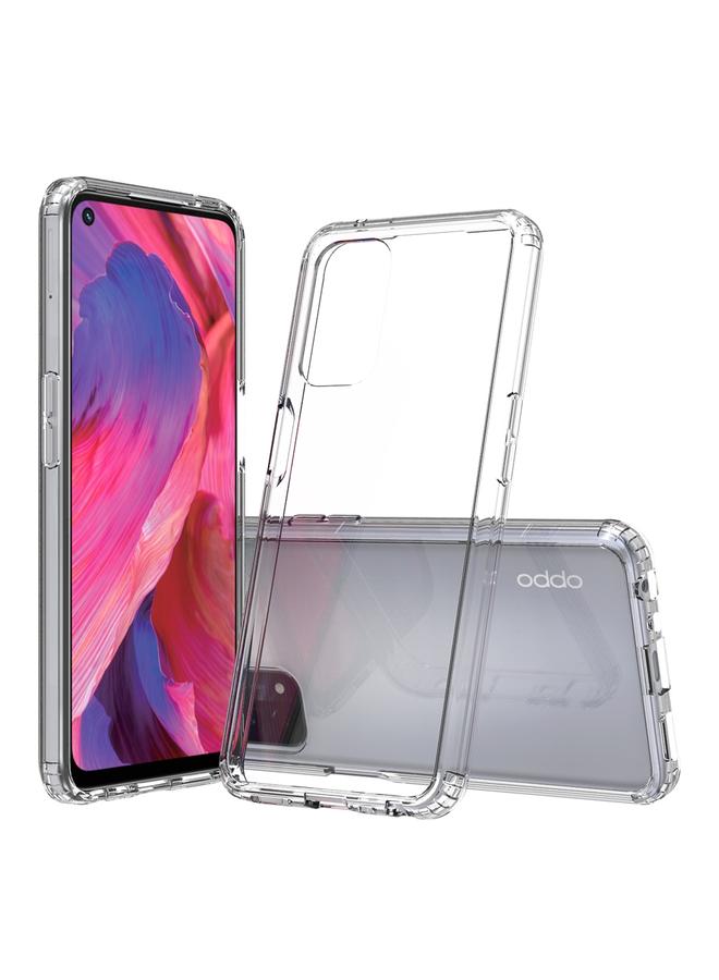 اس-توب جراب لهاتف OPPO A74 5G / A54 5G مصنوع من مادة TPU المقاومة للصدمات والخدش + جراب واقٍ من الأكريليك - Image 1