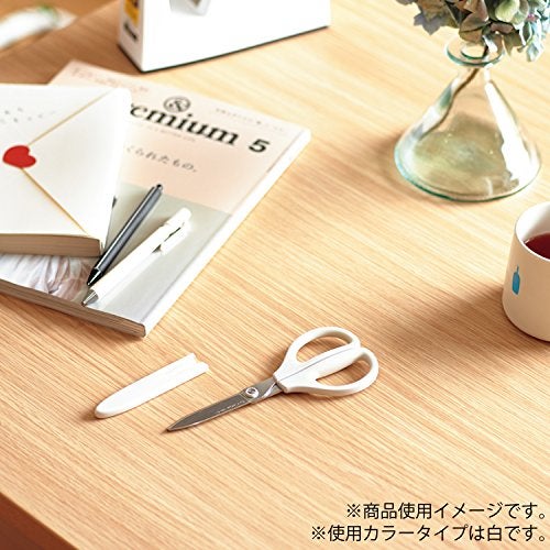 Kokuyo Saxa Non-Stick Scissors - Heavy Duty Titanium Coating Blades with 3D Technology, Ambidextrous Design for Crafting, Sewing & Daily Use, Red, Japan Import (HASA-P280R) - Image 5