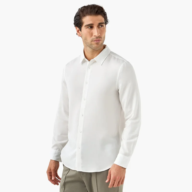 Splash FAV Regular Fit Shirt with Long Sleeves