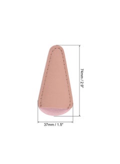 PATIKIL 2.9"X1.5" Pu Leather Scissors Sheath3 Pack Scissors Cover Protector Portable Collect Bags For Eyebrow Trimming Beauty Tool Protectionpink  - Image 2