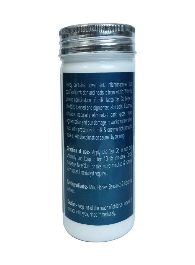 DERMA KLAY Professional Lacto Tan Go Sun Tan Removal Solution Wrinkle Eye & Face Eraser 400gm - Image 2
