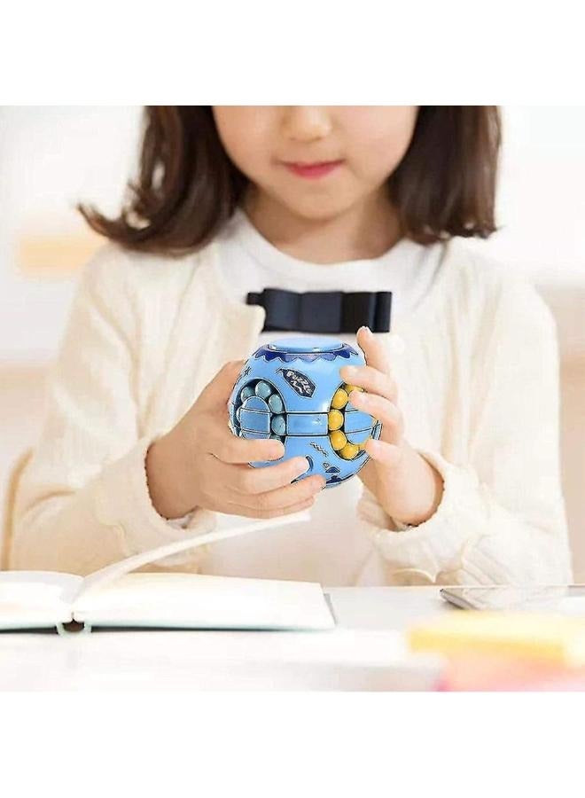 2 In1 Rotating Fidget Spinner Magic Bean Infinity Cube Stress Relief Ball - Image 3