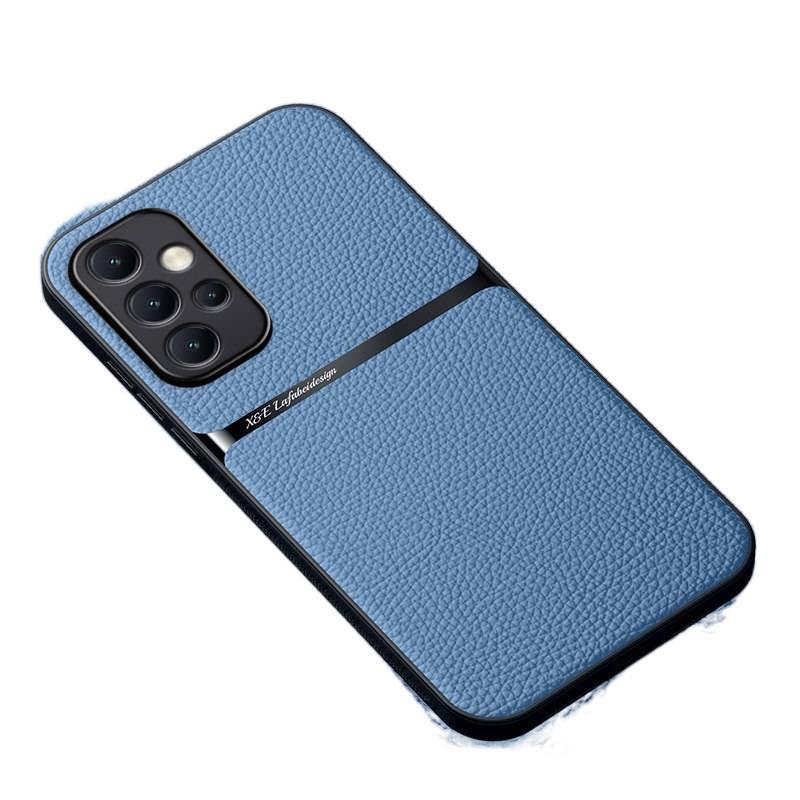 Protective Case | Drop Protection | Autumn Yellow Leather Texture | Shockproof Cover for Samsung Galaxy A34 | Anti-Fingerprint - Image 1