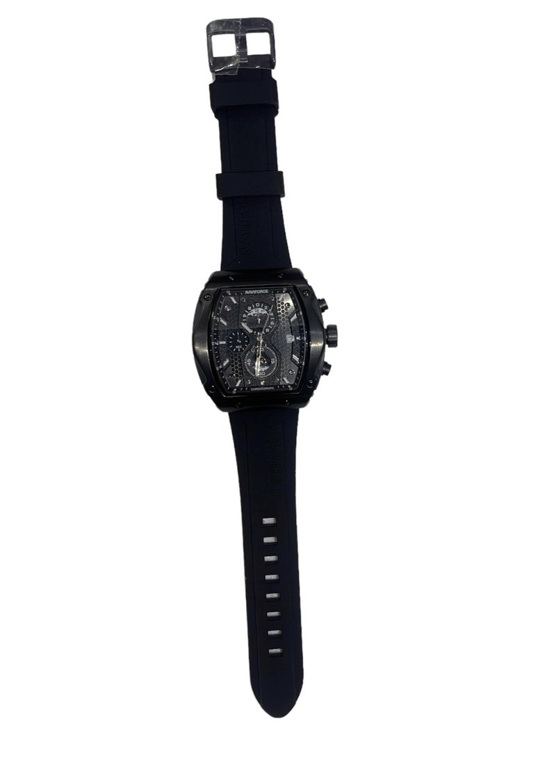 NAVIFORCE - New NAVIFORCE NF8059 Men Watch Sport Luxury Chronograph, Wristwatch Silicone Strap Quartz Clock - Image 1