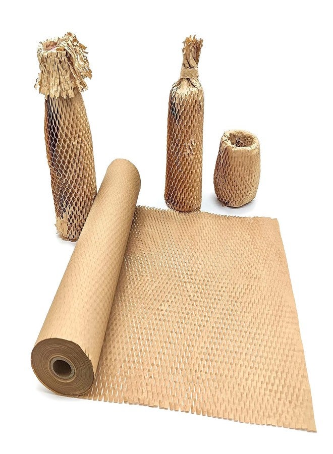 SecureShip 15" Paper Cushioning Wrap Honeycomb Wrap - Packing- Alternative To Bubble Wrap Roll - Packing Paper For Moving - Shipping Supplies (10 Meter x 15" Roll Expandable upto 15M) - Image 1