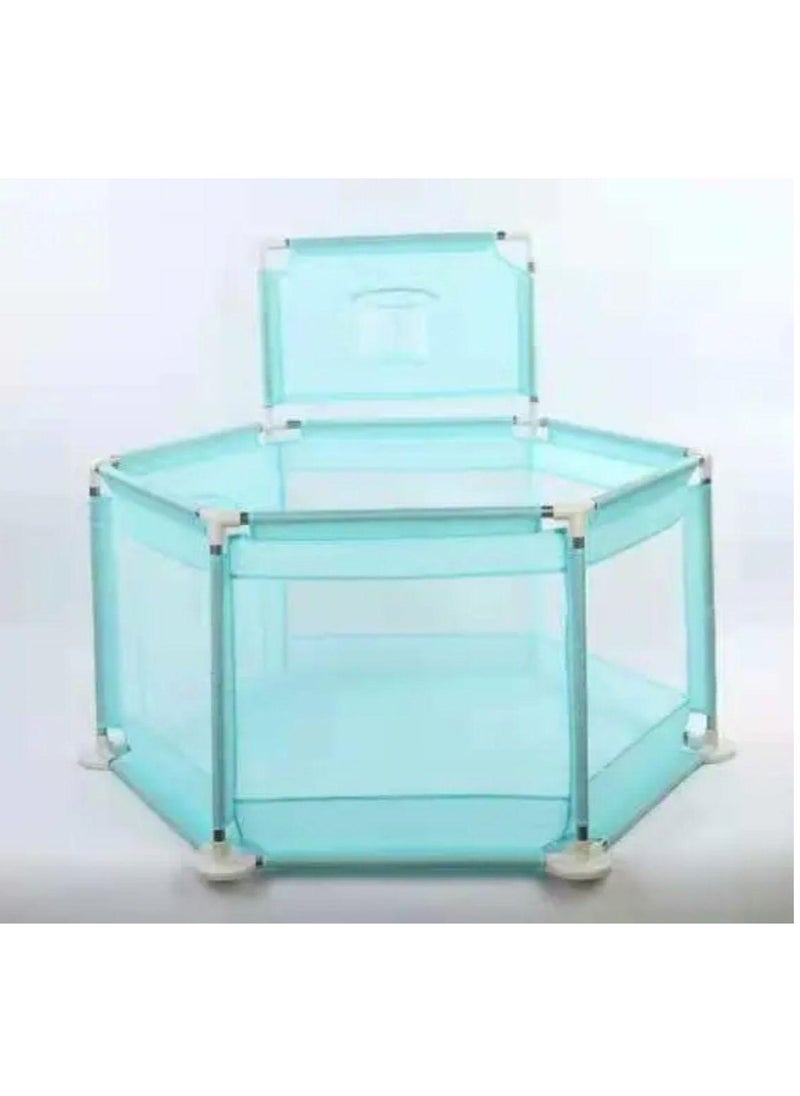 Hexagonal children's playhouse - With 30  Balls 