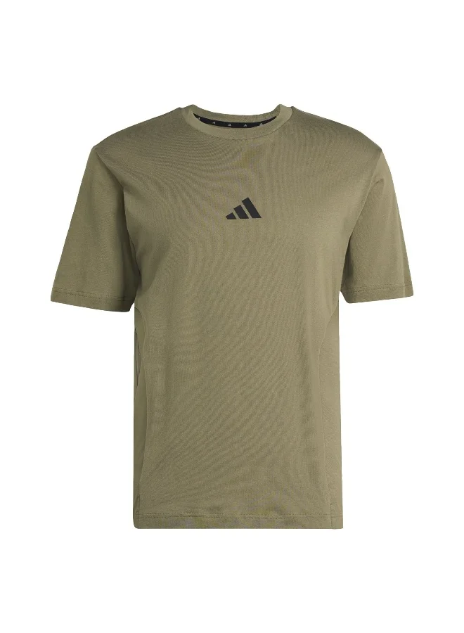 Adidas M Ct Utility T Green Training T-Shirts For Men XS