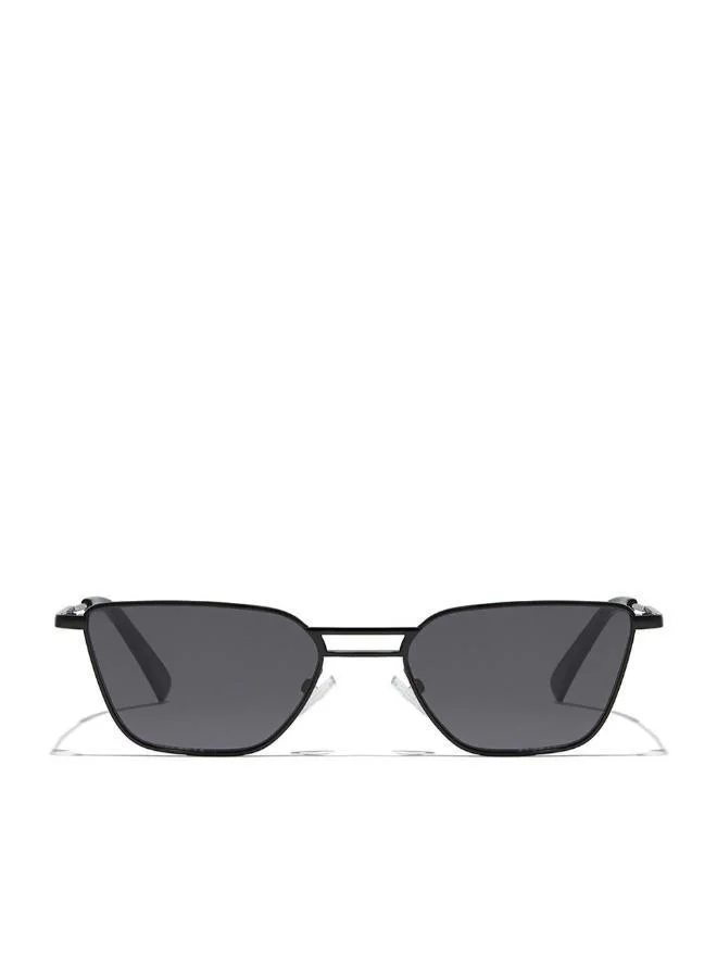 بلاك أوت بلاك آوت منت نظارة شمسية للجنسين بتصميم عين القطة مع حماية من الأشعة فوق البنفسجية ٤٠٠ (أسود، أسود)