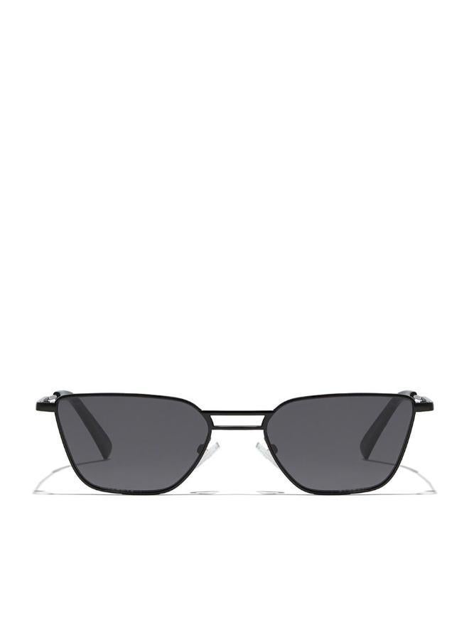 بلاك أوت بلاك آوت منت نظارة شمسية للجنسين بتصميم عين القطة مع حماية من الأشعة فوق البنفسجية ٤٠٠ (أسود، أسود) - Image 1