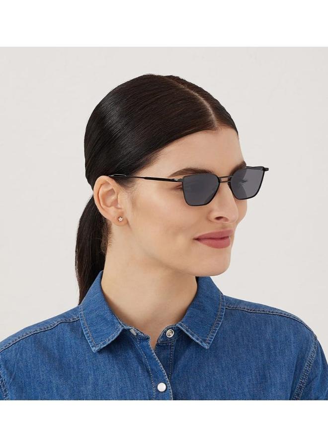 بلاك أوت بلاك آوت منت نظارة شمسية للجنسين بتصميم عين القطة مع حماية من الأشعة فوق البنفسجية ٤٠٠ (أسود، أسود) - Image 5