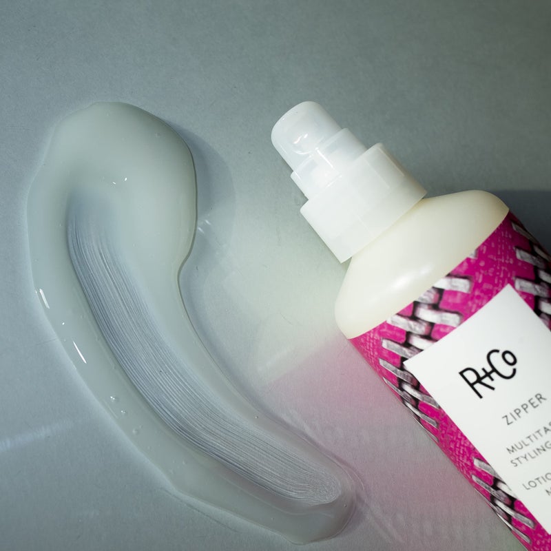 R+Co Zipper Multitasking Styling Lotion | Adds Shine + Flexible Hold + Fights Frizz | Vegan + Cruelty-Free | 6 Oz - Image 2