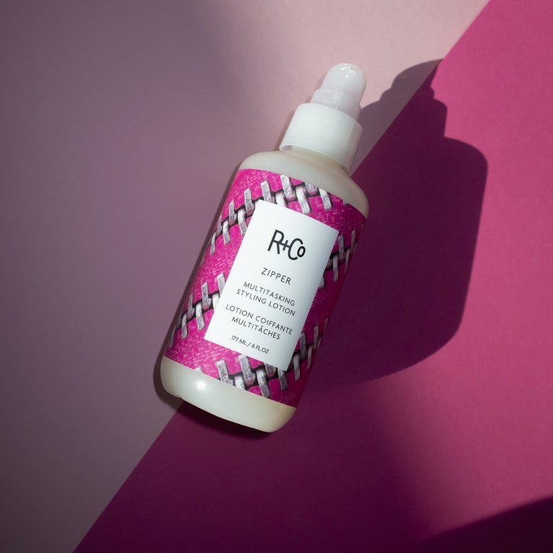 R+Co Zipper Multitasking Styling Lotion | Adds Shine + Flexible Hold + Fights Frizz | Vegan + Cruelty-Free | 6 Oz - Image 5