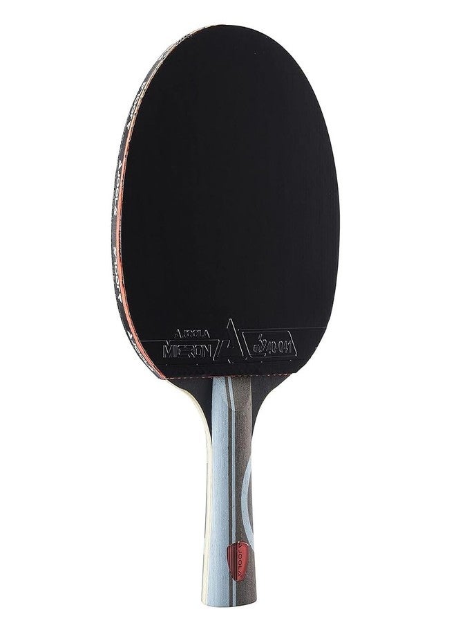 جولا مضرب تنس طاولة JOOLA Infinity Edge - أداء احترافي في البطولات، مزود بتقنية Pro Carbon، مطاط أسود على كلا الجانبين، جاهز للمنافسات، مصمم للتدريب المتقدم، سرعة فائقة، مقاس واحد - Image 1