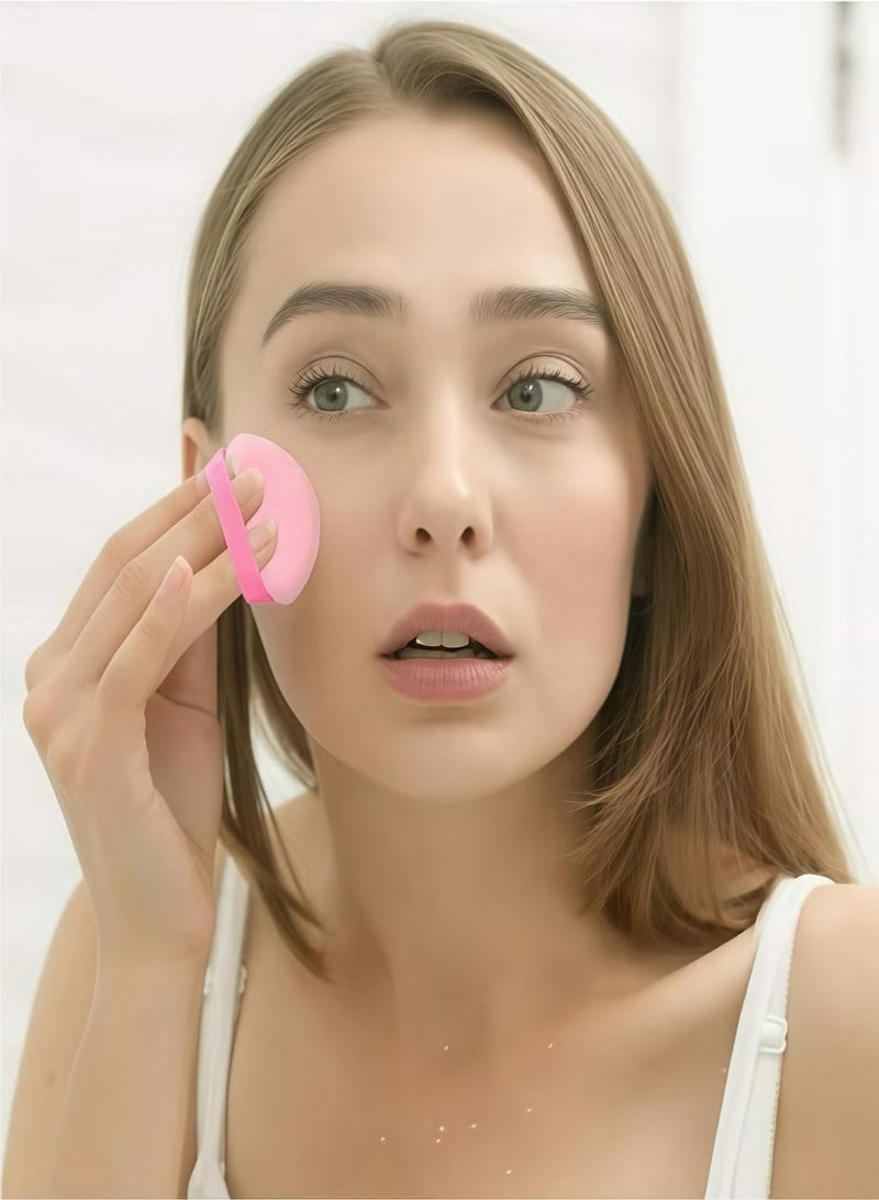 14-Piece Makeup Sponge Set- Multi soft color Mini Makeup Sponge, Powder Puff Long Lasting Beauty Sponge Wet & Dry Use for Women Pink - Image 4