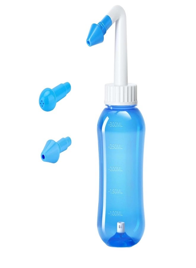 FOREWAY Neti Pot Sinus Rinse Bottle Nasal Wash Bottle Sinus Rinse Bottle Nose Wash Cleaner Pressure Rinse Nasal Irrigation for Adult And Kid BPA Free 300 ML - Image 1