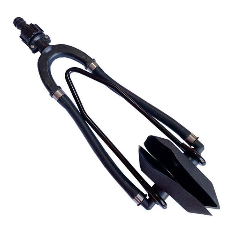 Motor Cleaners Rectangular Outboard Dual Feed Marine Boat Yacht Motor Flusher Engine Ear Muffs Cup Garden Hose Connection Outboard Machine Flusher - Image 1