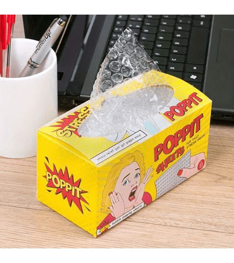 Mini Bubble Pop Fidget Toy Paper Office Party Stress Relief Gift 1 Pack - Image 1