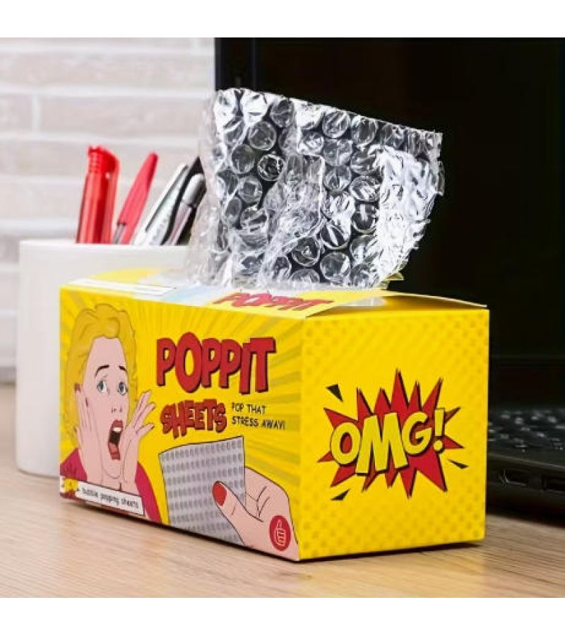 Mini Bubble Pop Fidget Toy Paper Office Party Stress Relief Gift 1 Pack - Image 4
