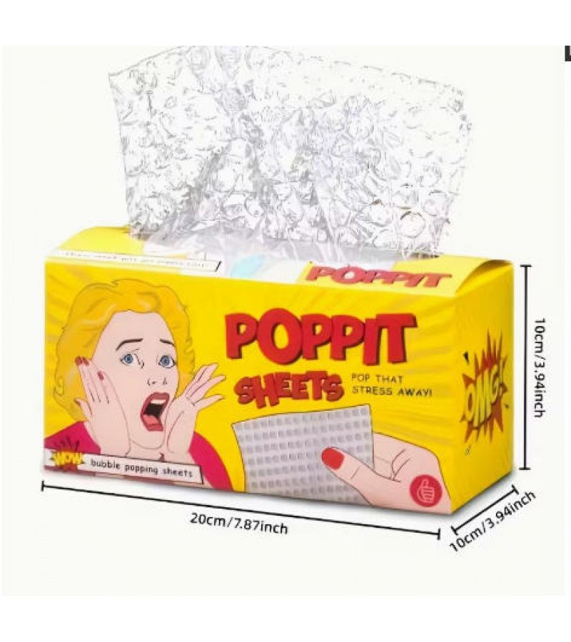 Mini Bubble Pop Fidget Toy Paper Office Party Stress Relief Gift 1 Pack - Image 3
