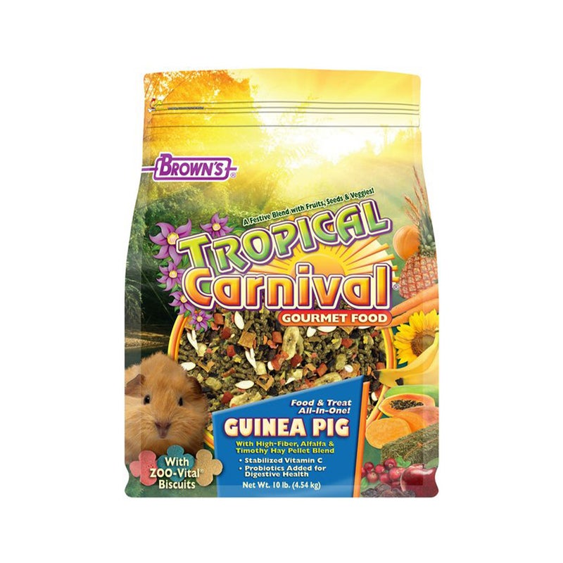 Browns Tropical Carnival Guinea Pig Food - 4.54 kg
