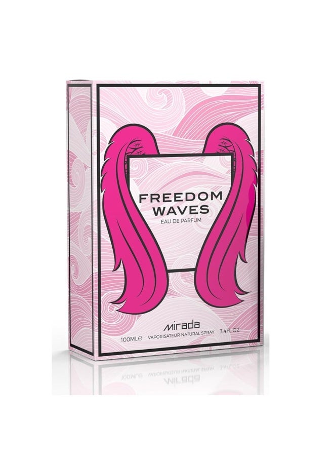 Mirada Freedom Waves For Women  EDP 100ml - Image 3