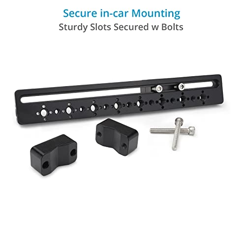 Proaim Headrest Car Mount for in-Car Rigging Cameras Setups. Multiple Mounting Threads & Holes, Quick & Easy Screw Mounting. Sliding Mounting Clamp – Flexible Rigging, Secure & Robust (P-HDRT-01) - Image 3