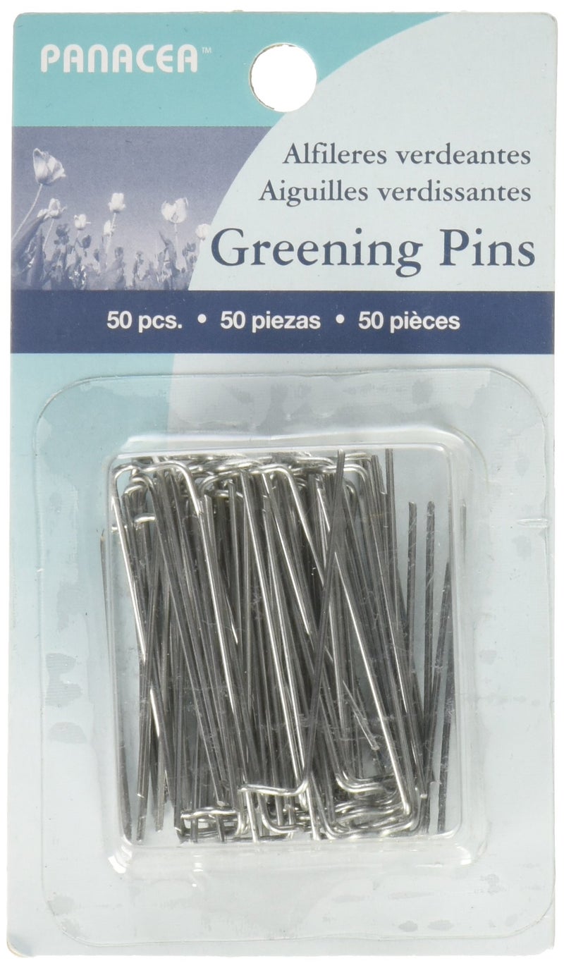 Panacea Sharp Greening Pins 1.75" 50/Pkg, 1 Pack, Silver - Image 1