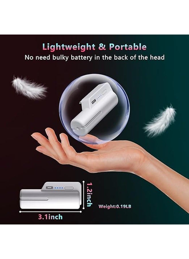 general Oculus Quest 2 Battery Pack, 5000mAh Headband Battery Pack Compatible with Oculus/Meta Quest 2 Lightweight Portable VR Extender Power Accessory, it provides an additional 2-4 hours of gameplay - Image 4