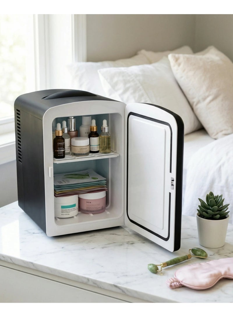 GREEN LION Mini Fridge 4L Compact Capacity / Cool & Warm Function / AC & DC Power Support / Portable Quiet Design / Skincare & Beverage Storage - Black - Image 5